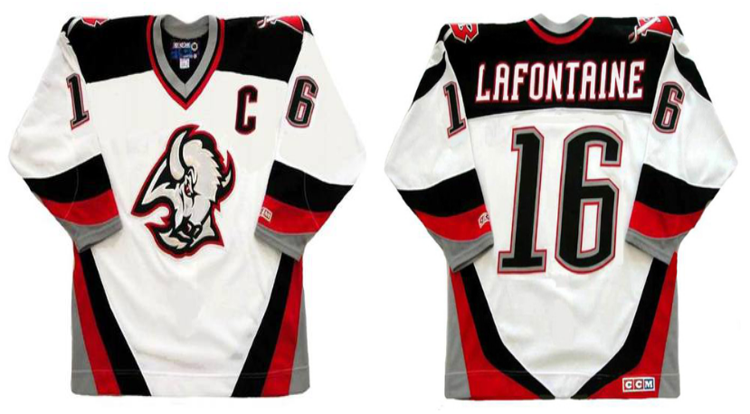 2019 Men Buffalo Sabres #16 Lafontaine white CCM NHL jerseys->buffalo sabres->NHL Jersey
